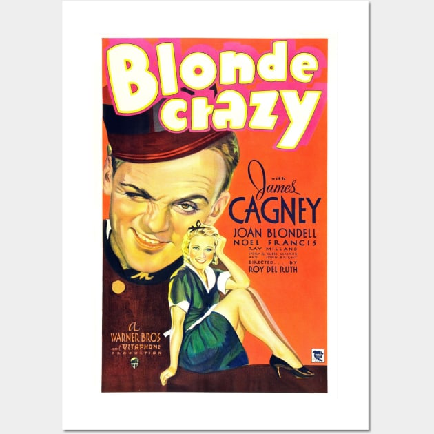 Blonde Crazy Movie Poster Wall Art by Noir-N-More